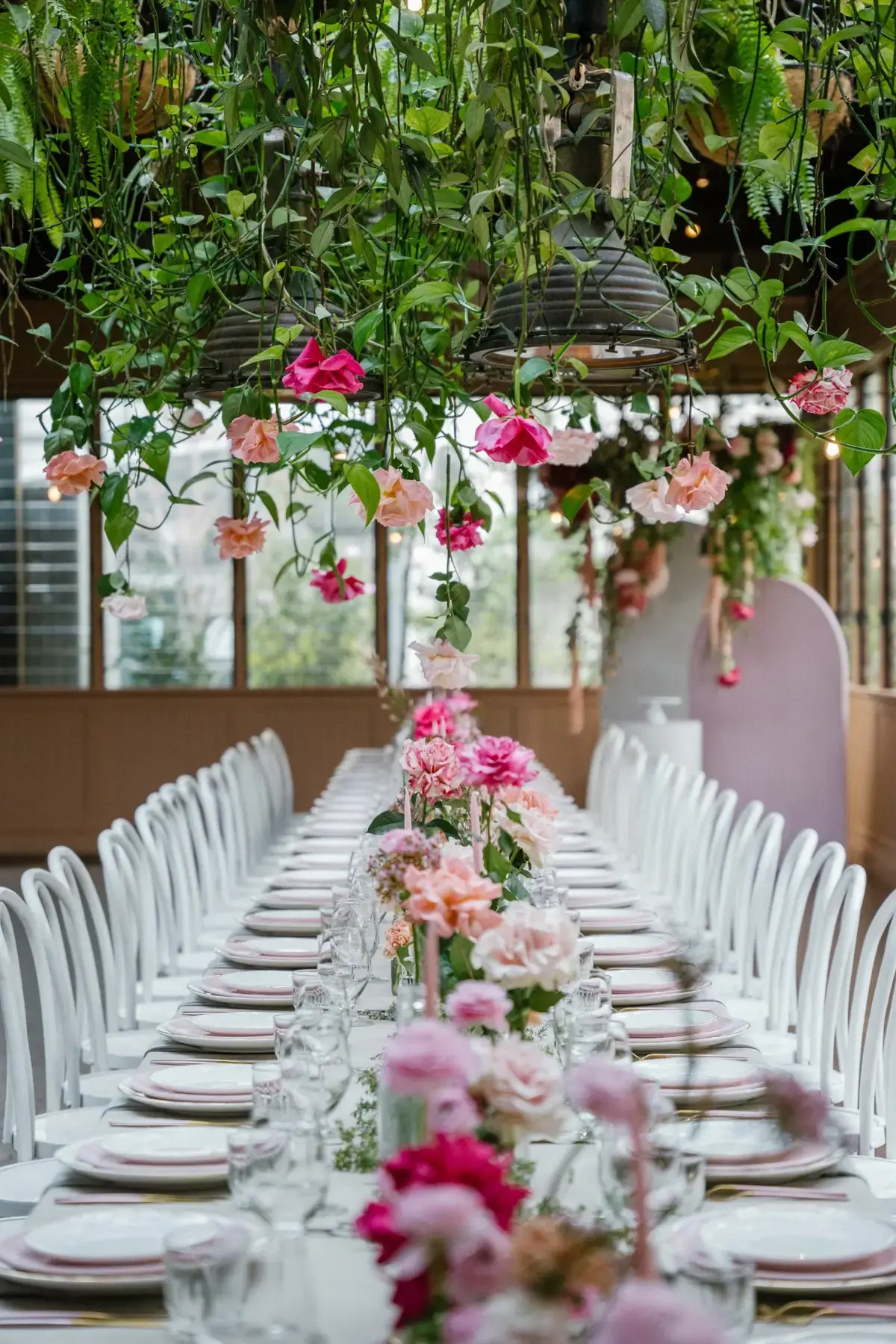 Atrium bridal shower