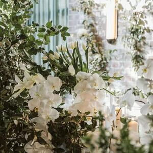 Jungle Vibes 🌿🍃 A little greenery goes a long way, but a little more gives you a whole garden oasis 🙌 With themes of a rustic Tuscan mansion, we brought La Dolce Vita to life with a modern twist for Ali & Alissa's wedding in Linseed House. With fresh foliage, white tulips and luxurious orchids, this was a scene we would happily get lost in again. 

Bride & Groom: Ali and Alissa
Florals & Styling: @thegroundsfloralsbysilva
Photography: @thehassanabdallah
Venue: @thegrounds // @thegroundsevents

#TheGroundsFloralsBySilva